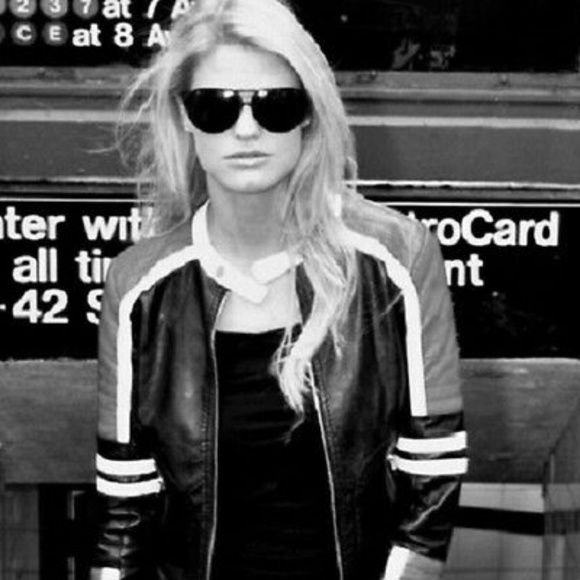 Vegan Leather Old Retro Style Racing Driver Jacket - Picture 4 of 6